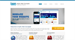 Desktop Screenshot of idyllicwebconcepts.com